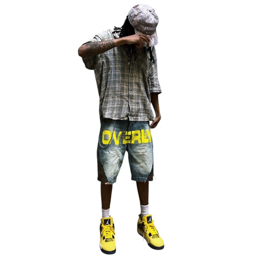 “OVERLY” Denim Jorts